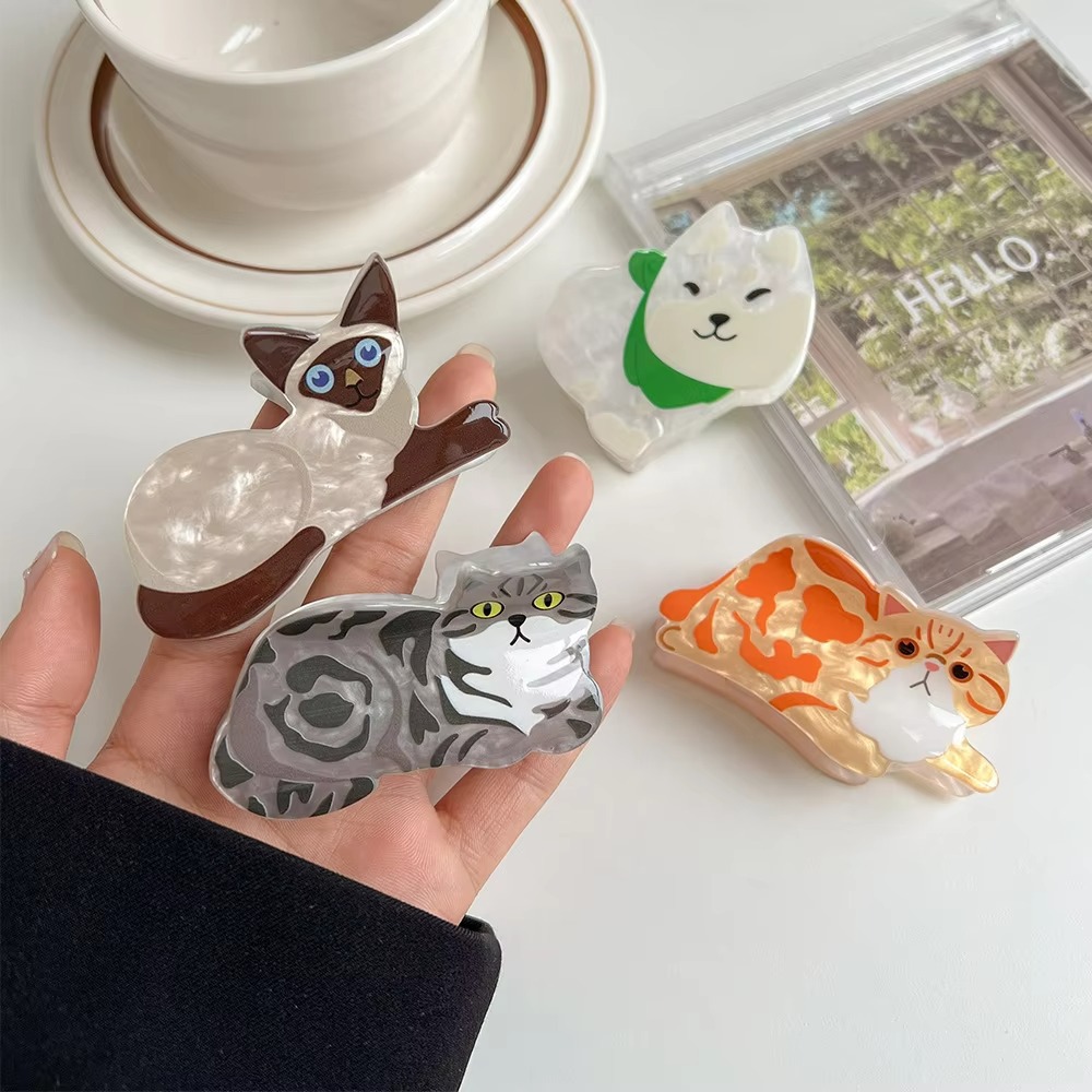 Cat Claw Bark - กิ๊บติดผมแมวน่ารักสำหรับผู้หญิง กิ๊บหนีบผมสั้นยาวสำหรับลูกสาว แฟนสาว นักเรียน คู่รัก เครื่องประดับผม