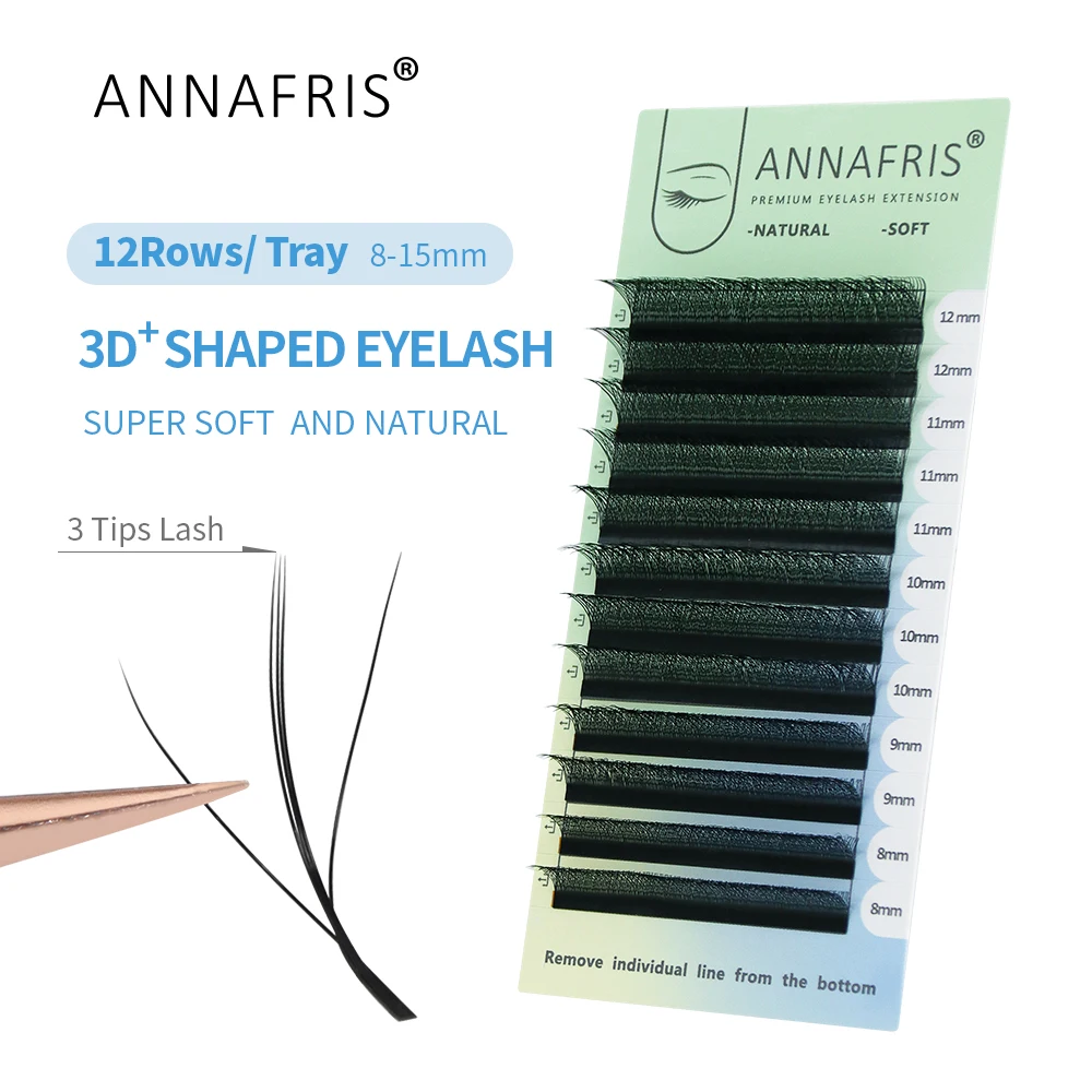 ANNAFRIS 3D W สาม Core Eyelash - Red Clover Flower บทวิจารณ์และราคา