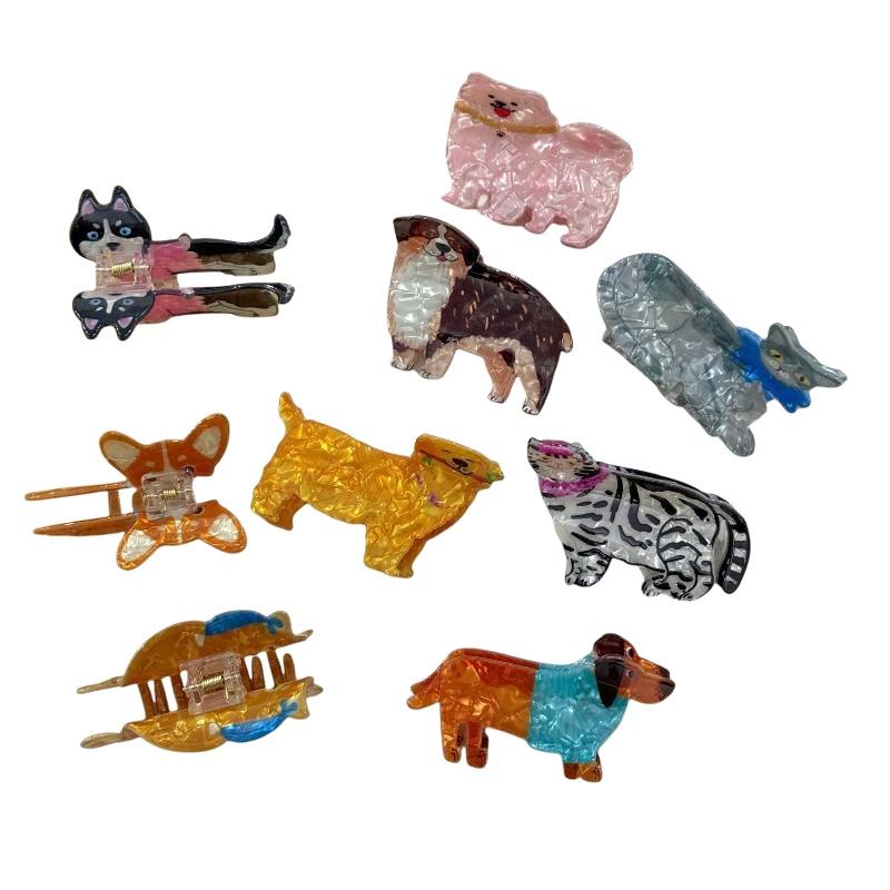 กิ๊บติดผมอะคริลิกลายการ์ตูนน่า - Cat Claw Bark บทวิจารณ์และราคา