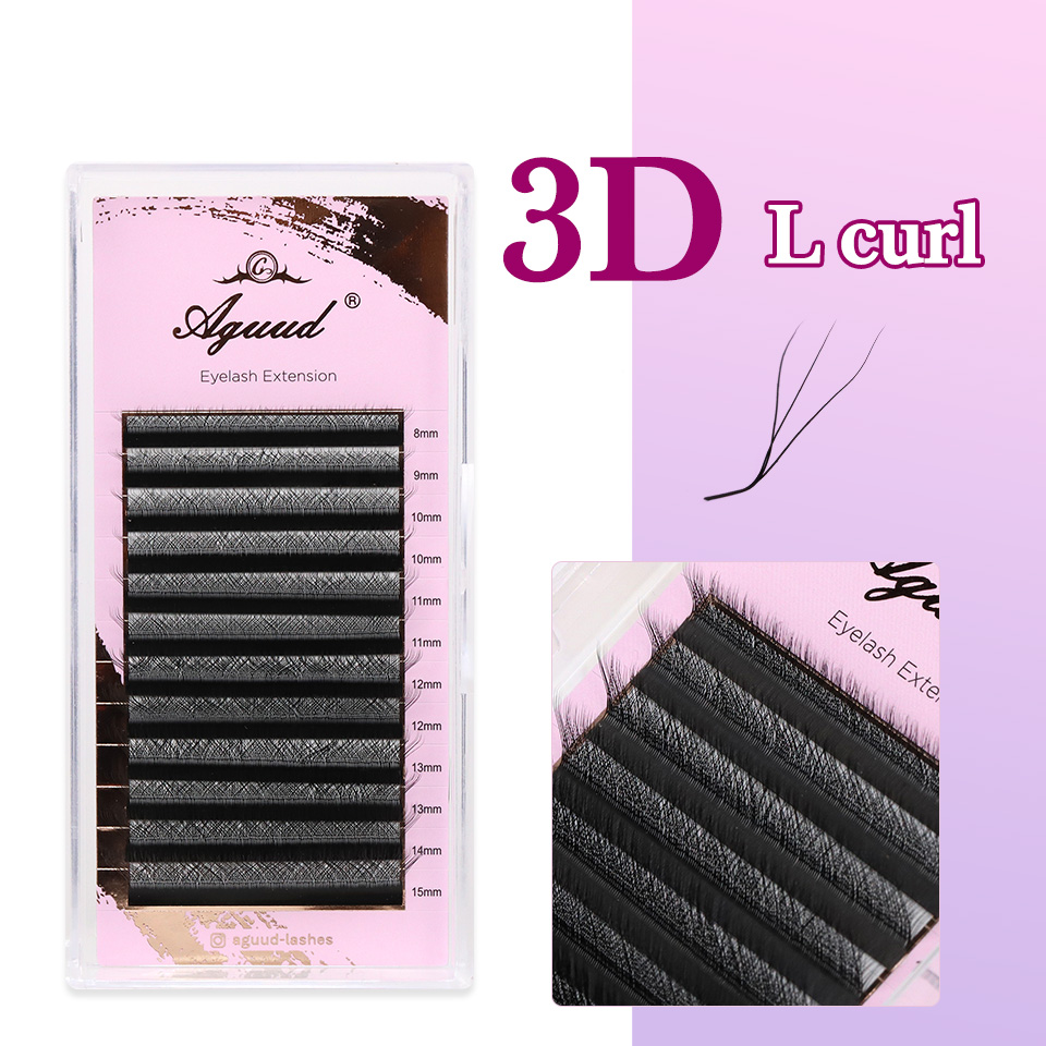 ขนตาปลอม AGUUD L M W Shape Las - Red Clover Flower บทวิจารณ์และราคา