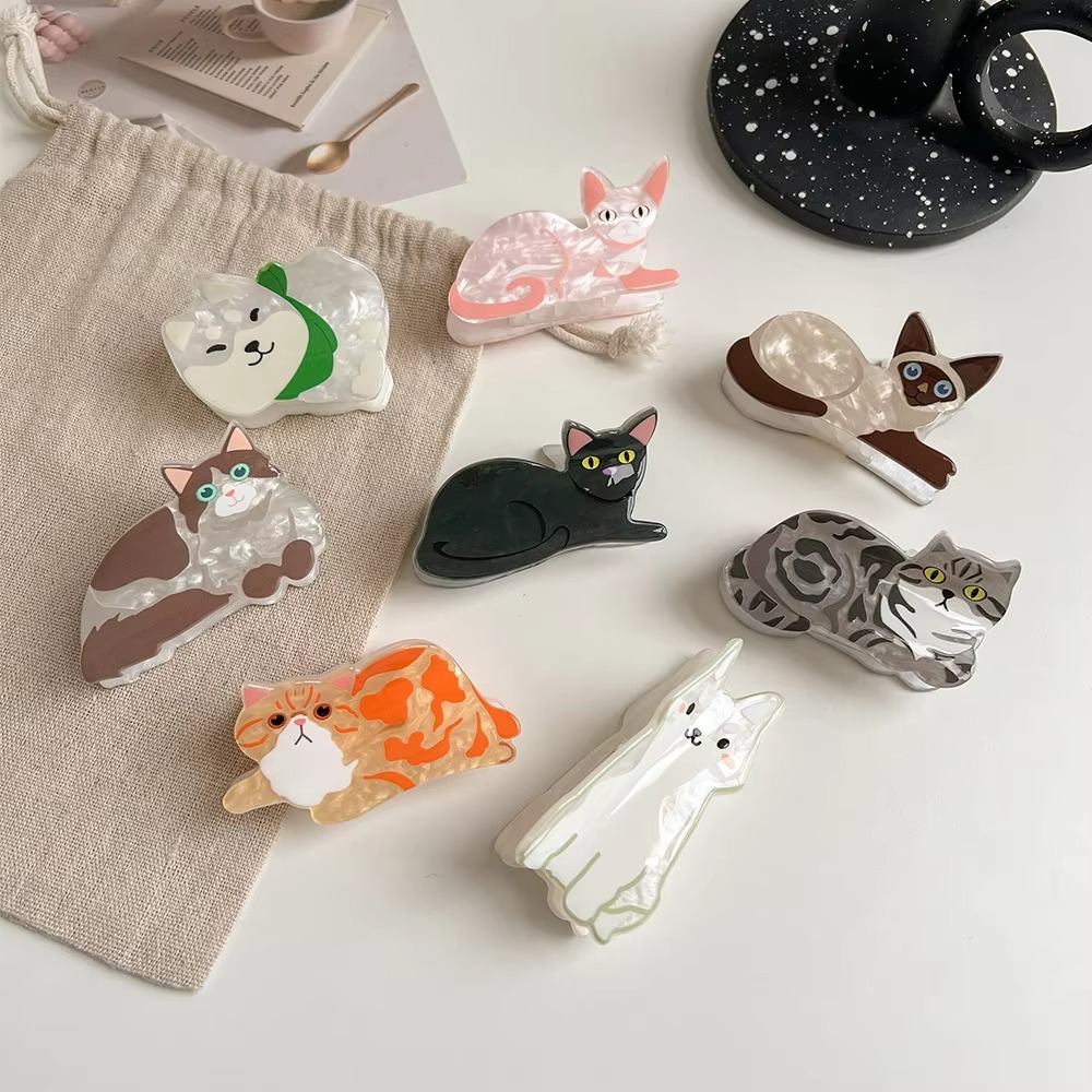 กิ๊บติดผมแมวน่ารักสำหรับผู้หญิ - Cat Claw Bark บทวิจารณ์และราคา