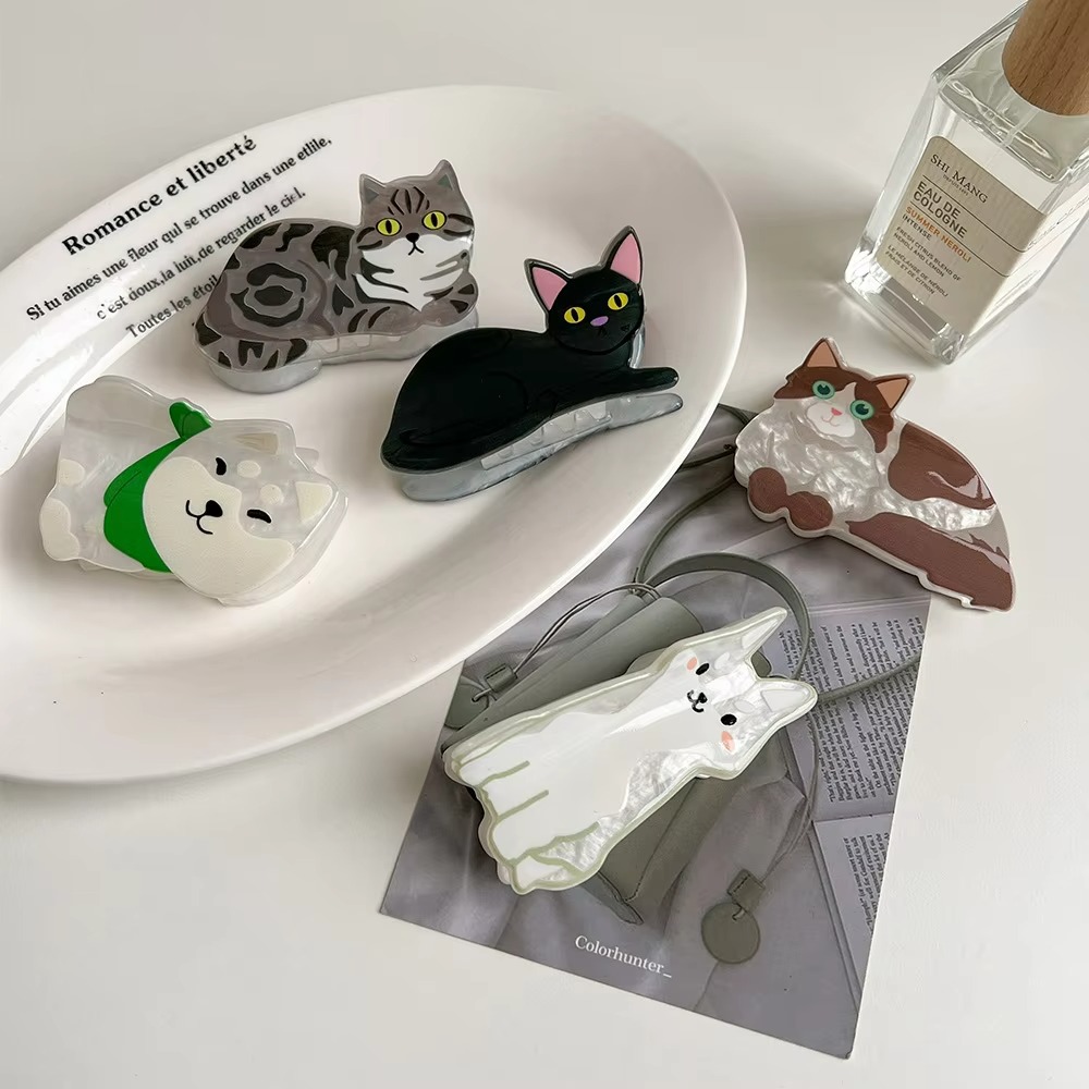 กิ๊บติดผมแมวน่ารักสำหรับผู้หญิ - Cat Claw Bark บทวิจารณ์และราคา